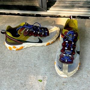 2019 Nike React Element 87 'Moss' Size 10